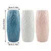 1Pc Plastic Vase - anti-drop and anti-shattering - the perfect choice for home decoration