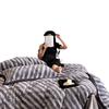 250G Milk Fleece Digital Printing Light Luxury Four-Piece Set 1.5M Bed Sheet Four-Piece Set, Cloth