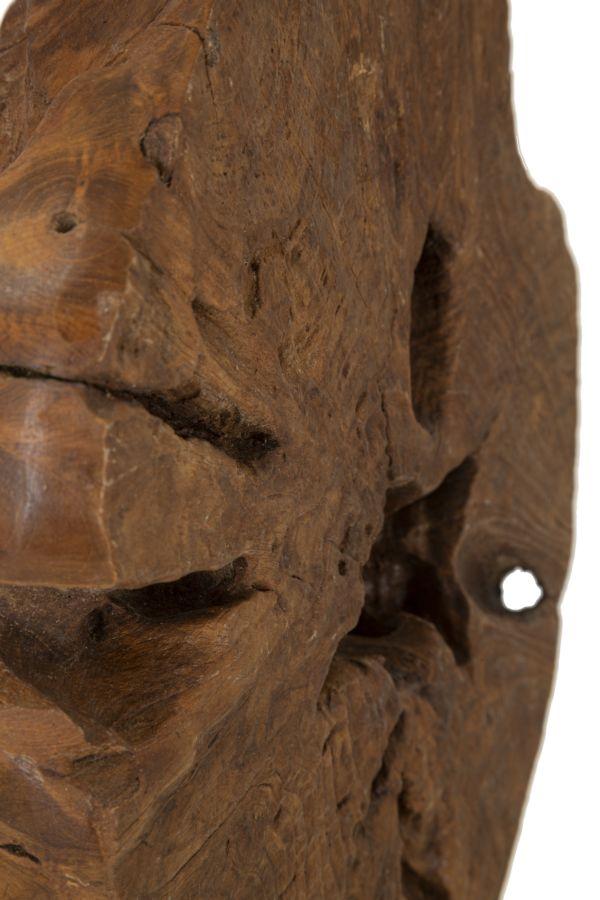 Teakholz-Tischlampe Kepala cm Ø 35X69