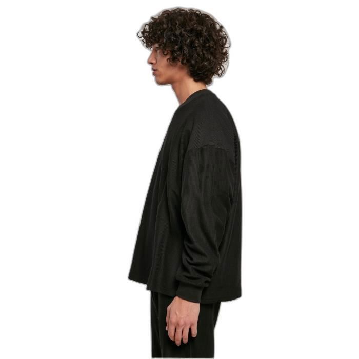 Hanorac Urban Classics Rib Terry Boxy Crew - negru - S