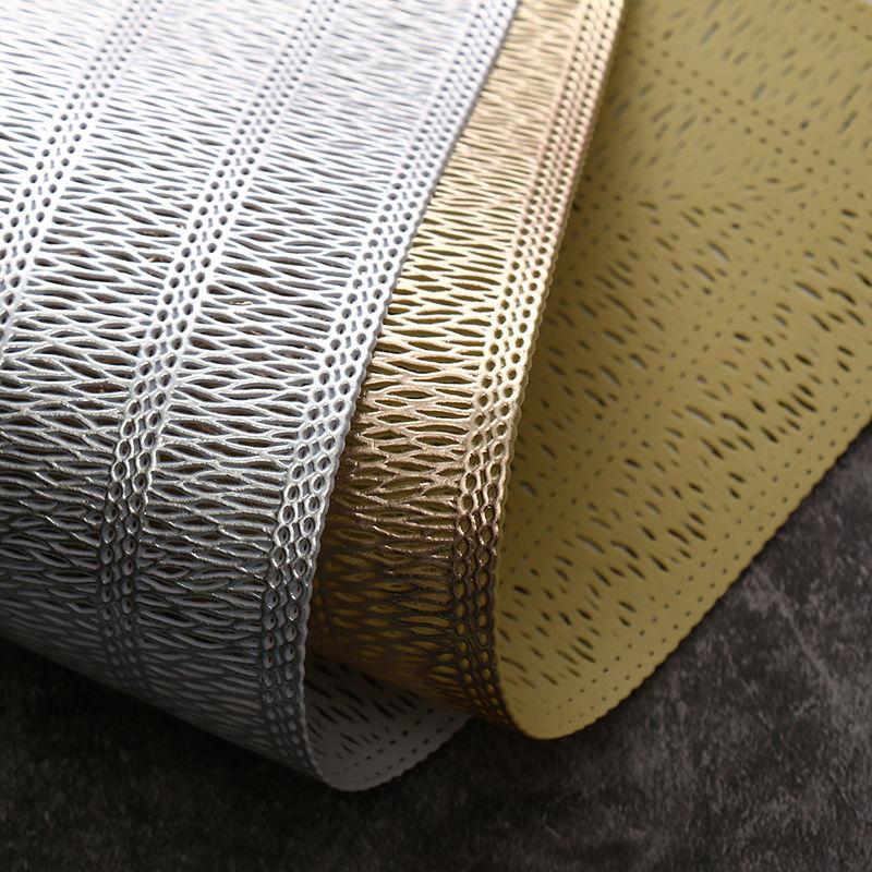 2 ST Bordsunderlägg Rektangulärt Bordsunderlägg Isolerat Skål- och Koppunderlägg Mönstrat Matbordsunderlägg Hushåll Värmebeständigt