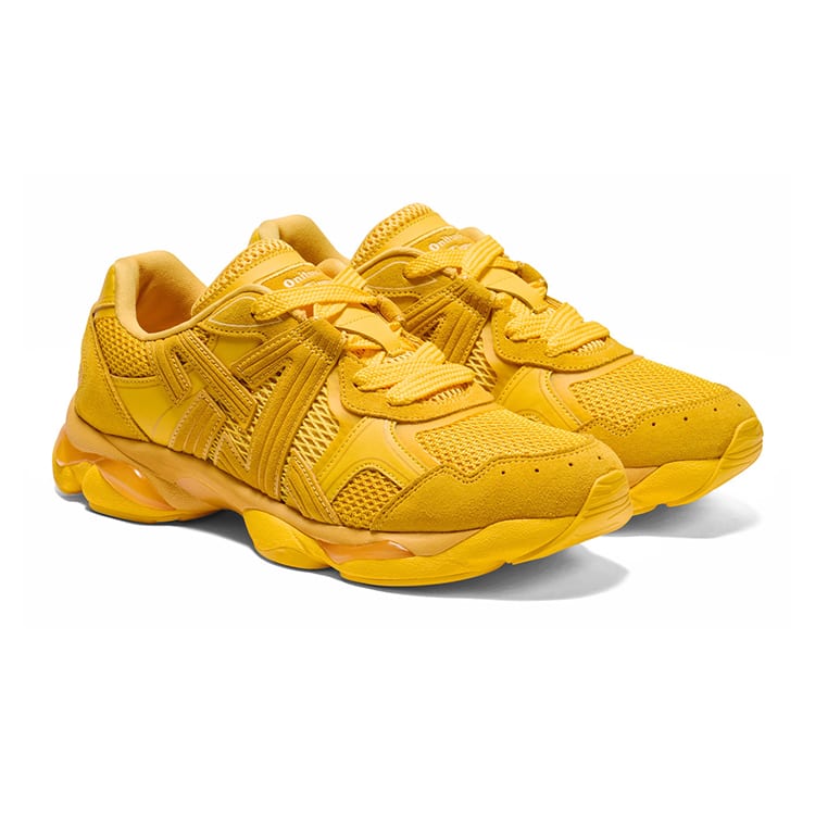 ONITSUKA TIGER Abrasion Resistant Low Top Casual Shoes Unisex Yellow 1183C478-750