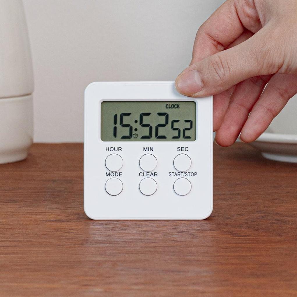 Rom-Ai Lito Kitchen Cooking Timer Digital Timer Magnetic Kitchen Clock Stopwatch Baking Time