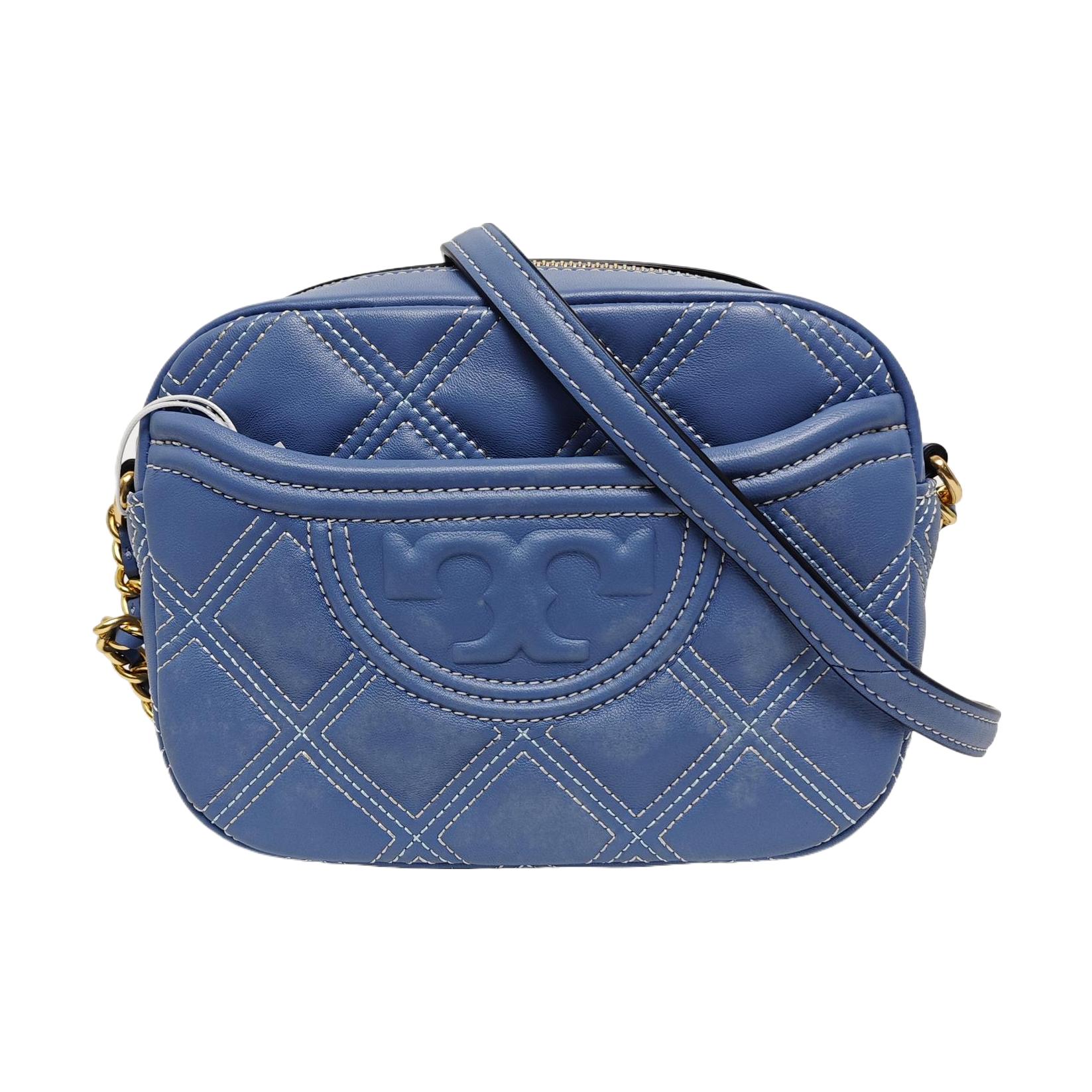 [Pre-Owned] Blue Sheepskin Shoulder Bag - Very Good #4HOJON ONE SIZE