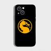Game M-Mortal Kombat Phone Case For iPhone 16,15,14,13,12,11 Plus,Pro Max,XS,X,XR,SE,Mini,8,7,Soft Silicone Black Cover