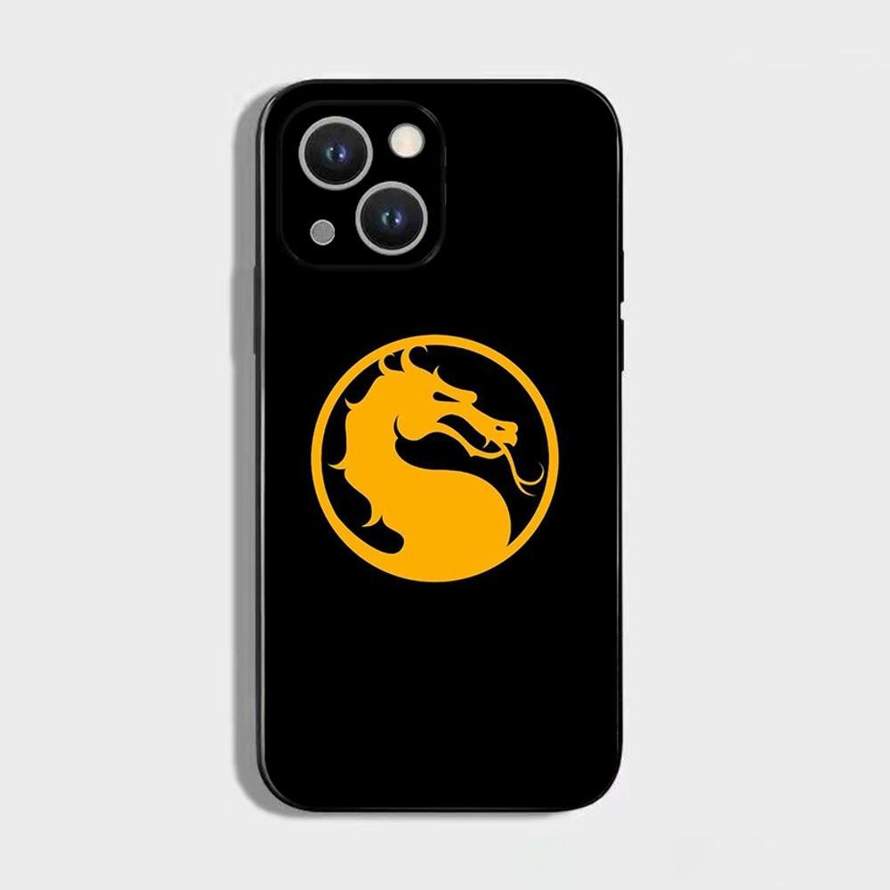 Game M-Mortal Kombat Phone Case For iPhone 16,15,14,13,12,11 Plus,Pro Max,XS,X,XR,SE,Mini,8,7,Soft Silicone Black Cover