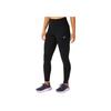 Asics Logo Print High Waist Slim Fit Sports Long Pants Women bottoms Black 2012C857-001