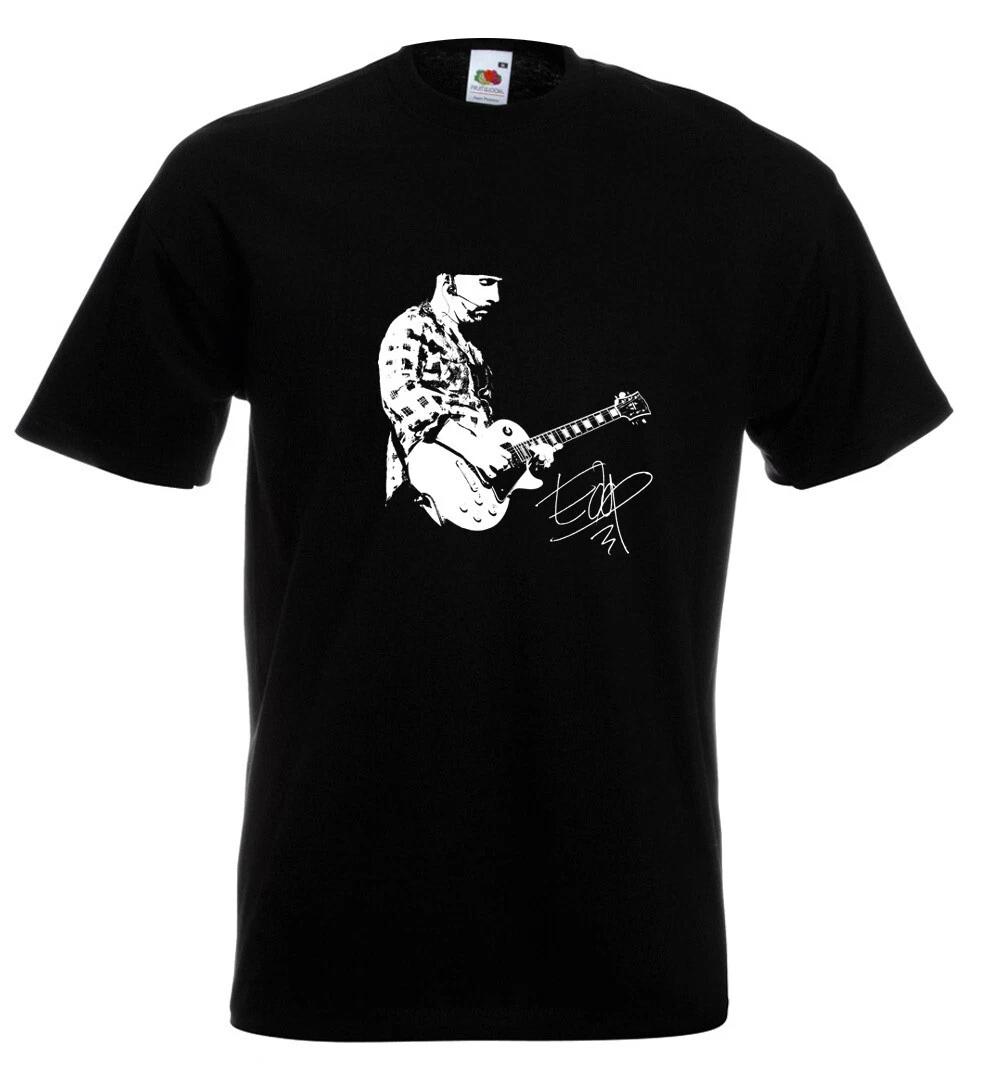 Футболка The Edge U2 с автографом Bono 3XL