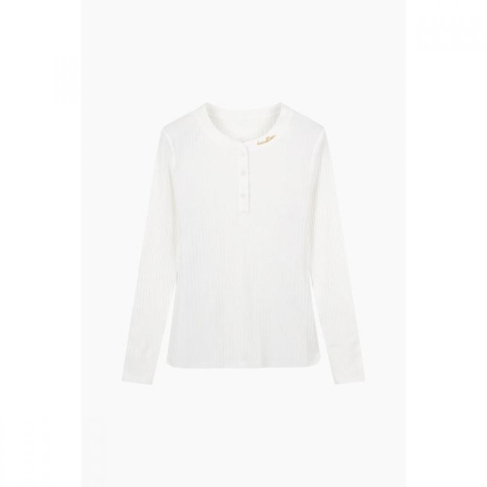 BeneTTon Embroidered Henry Neck T shirT baTs91611