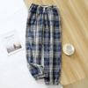 Pajama Pants Women's Autumn Winter Trousers Warm Pants Thickened Loose Warm Beam Feet Flannel Home Pants