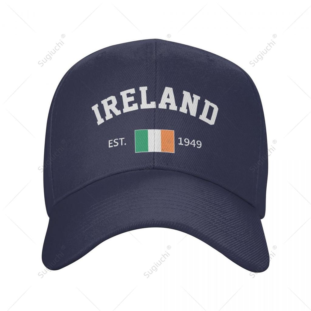 Unisex Baseball Cap Ireland EST Independence Day Wild Sun Shade Peaked Adjustable Outdoor Caps for Unisex Women