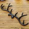 New Antler Hook European Style Wall Hanging Decorative Hanger Row Hook Bedroom Clothing Store Home Decoration 34.5x11x4.5cm