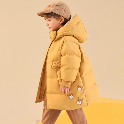 Children's Stylish Thickened Winter Down Jacket 2025 - Mid-Length, Warm, Unisex Toddler Outerwear