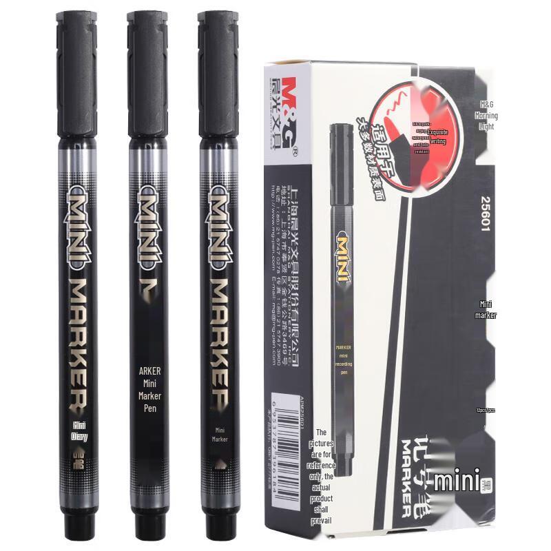 M&G Black Oil-Based Marker Pen