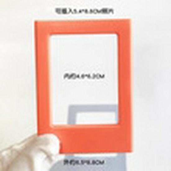 Bunter magnetischer 3-Zoll-Polaroid-Fotorahmen und Ständer