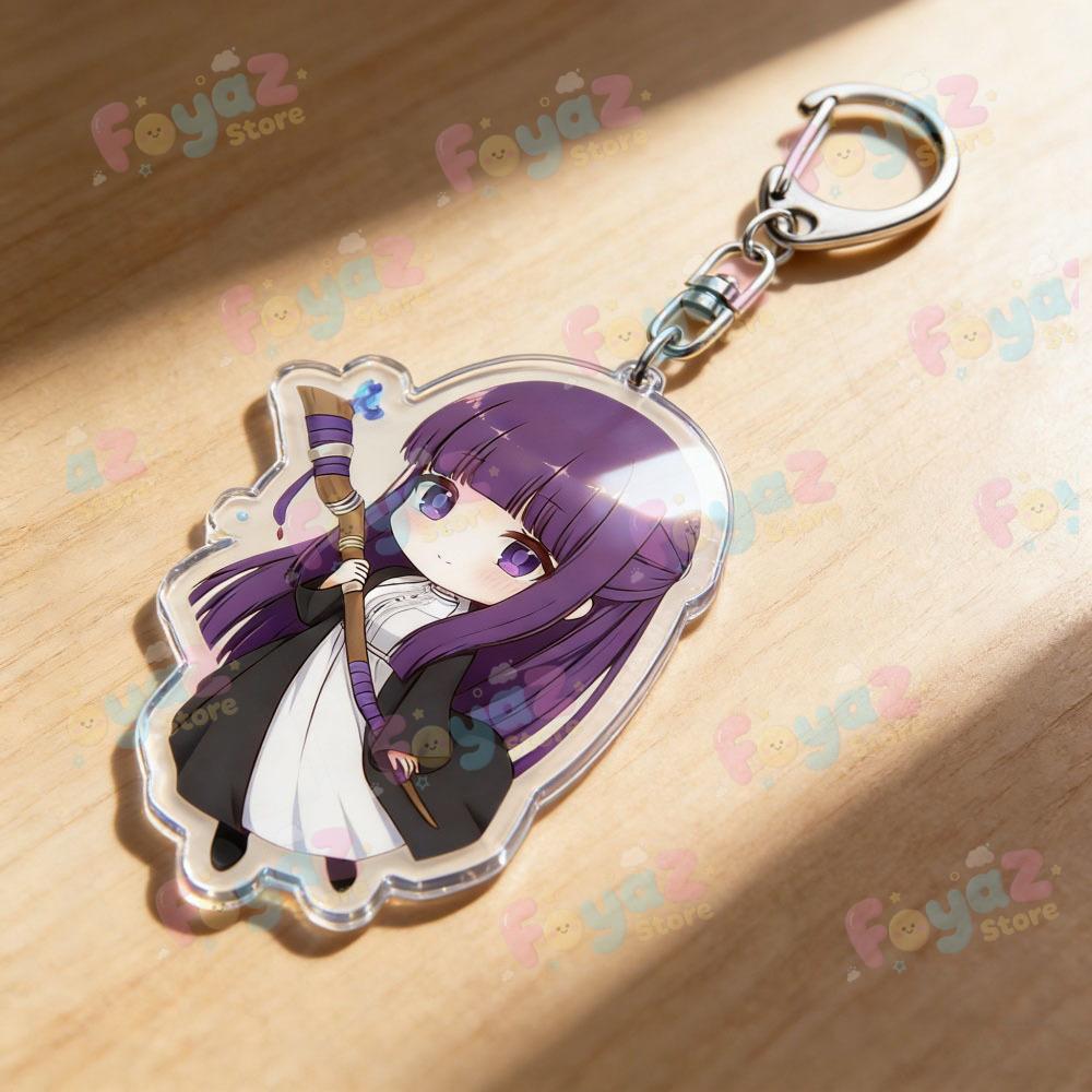 Frieren Keychain Accessories Bag Cartoon Keyrings Jewelry Manga Fans Gifts