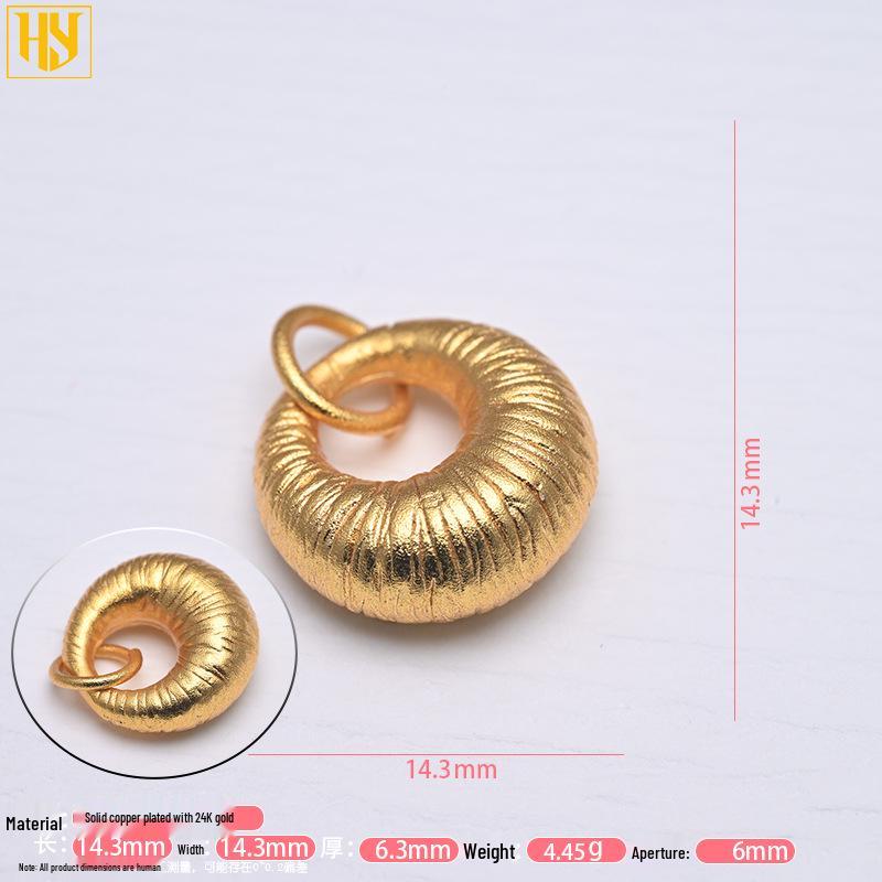 Vergoldeter Glücksschloss Anhänger Armband Halskette Charm