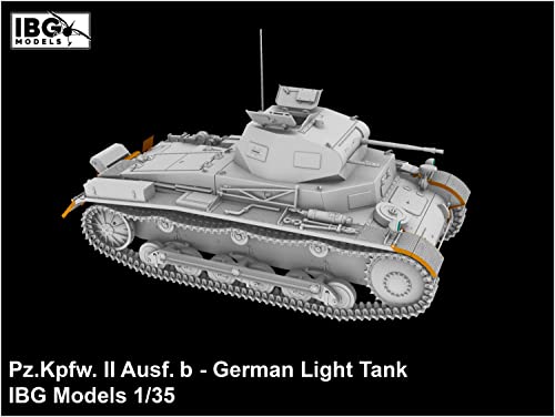 IBG 1/35 Scale German Panzer II Ausf. B Turret with Interior Plastic Model Kit PB35079