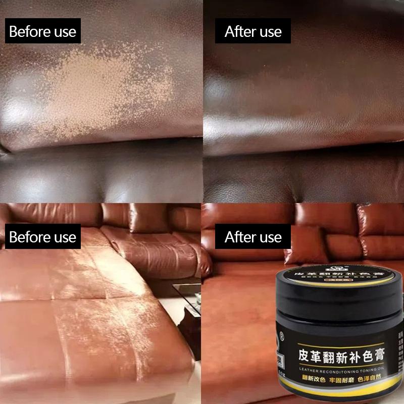 50 ml Autositzpflegeset, flüssiges Lederhaut-Reparaturwerkzeug für Schuhe, Autositze, Sofas, Mäntel, Löcher, Kratzer, Risse, 20 Farben
