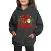 Sweatshirts For Teen Girls Hoodies Long Sleeve Drawstring Pullover Cute Printed Oversized Hoodie Christmas