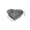 2Pcs Multipurpose Fruit Rattan Basket Heart Shaped Vegetable Storage Basket  Home Kitchen