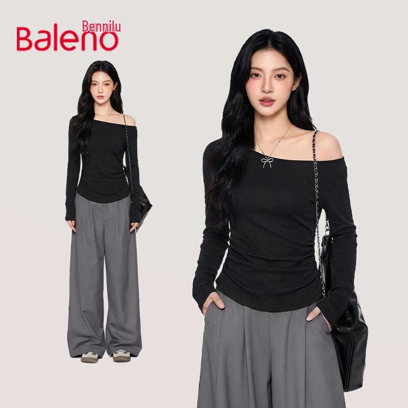 Baleno Women s Off-Shoulder Long Sleeve Top S
