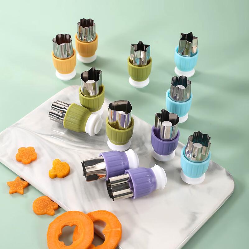 

8-Piece Baking & Fruit Cutter Mold Set