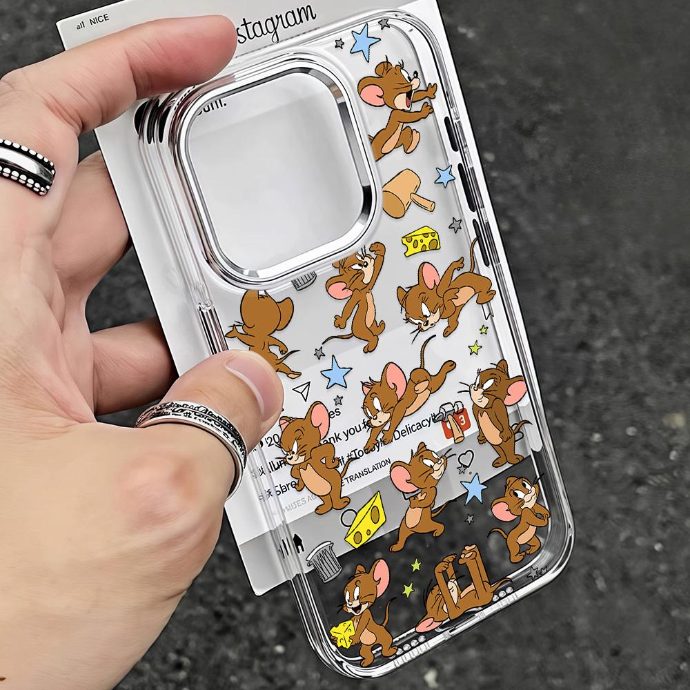 Cartoon T-Tom And J-Jerry Cute Phone Case For Samsung Galaxy A56 A36 A26 A55 A35 A16 A54 A34 A25 A24 A15 A14 A73 A53 A33 4G 5G