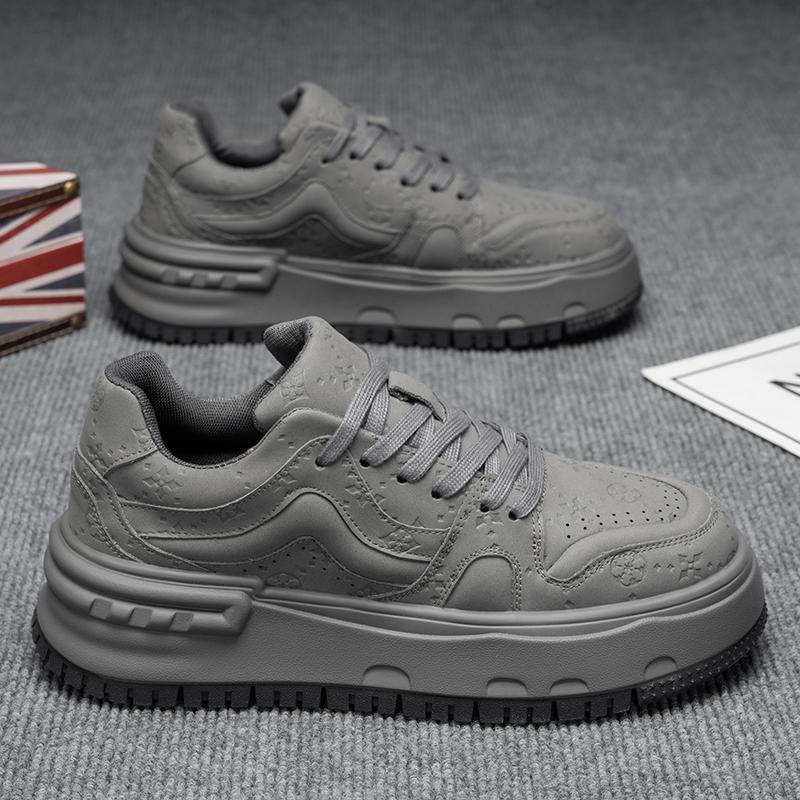 

Мужская мода, повседневная низкая обувь для скейтбординга, удобные кроссовки для мальчиков, студенты, трендовая мягкая подошва, классическая дышащая нескользящая спортивная обувь 44 серый