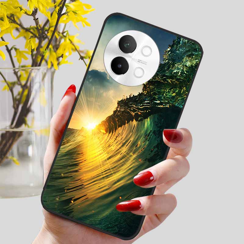 For Vivo V40 Lite 5G Case Fashion Soft Silicone Lovely Phone Cover for Vivo V 40 Lite V40Lite 5G Protect Back Cover TPU Coques