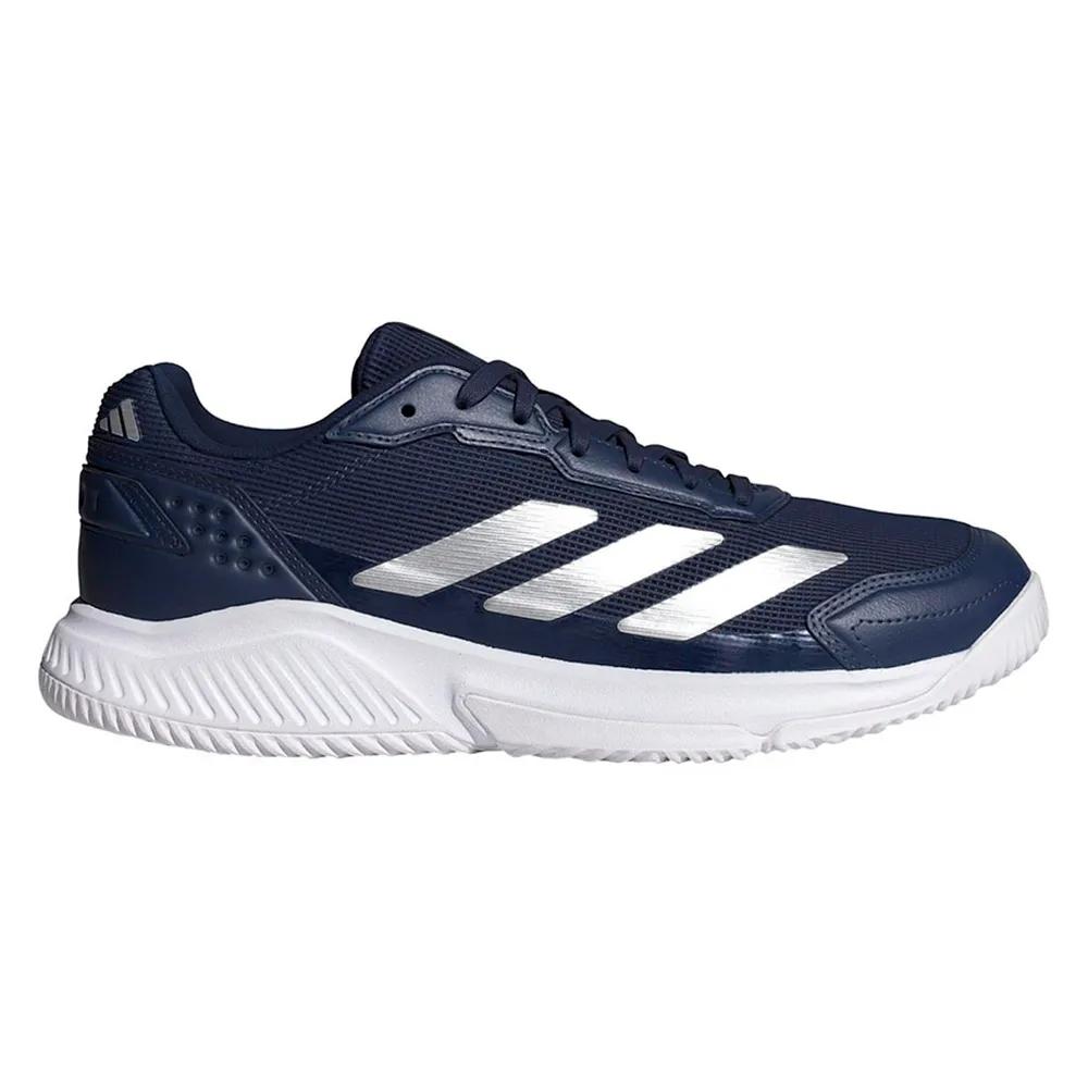 Adidas courtquick sneakers recycled materials dark blue/silver met./ftwr white