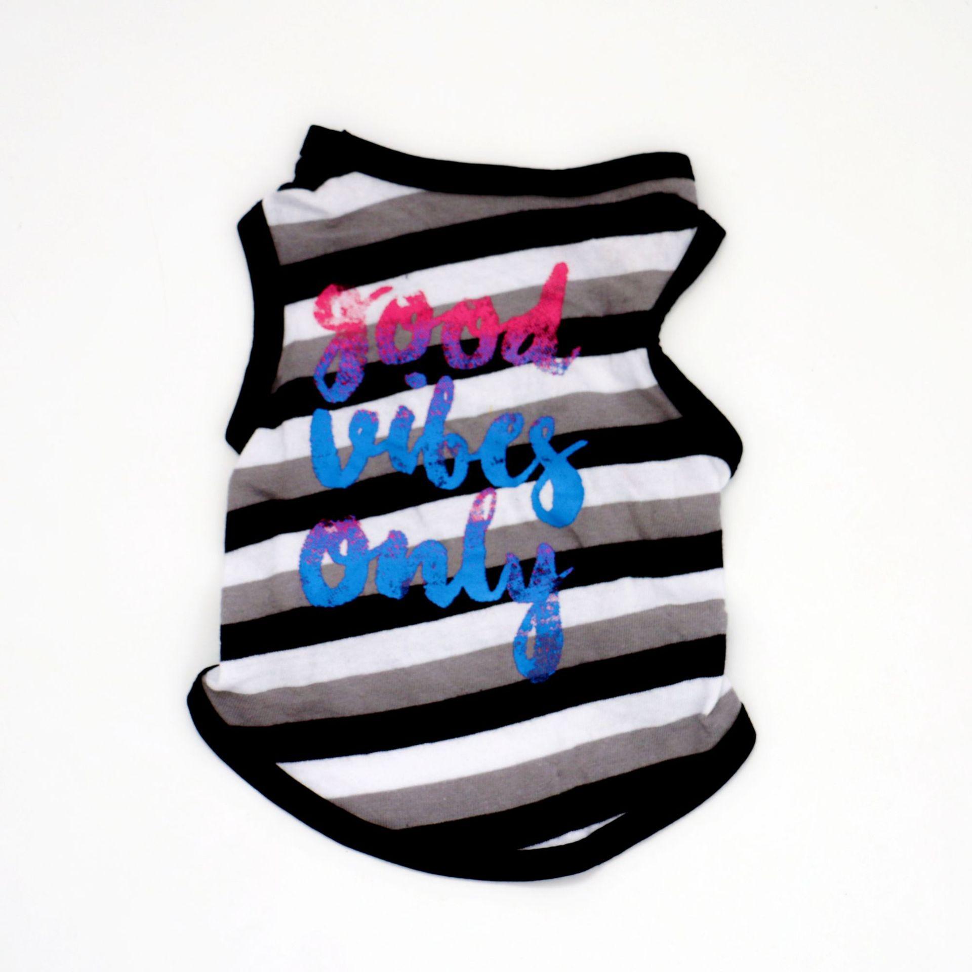 

Одежда для домашних животных, новые весенние и летние модели, одежда для кошек и собак, дышащий полосатый жилет L