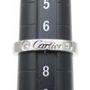 Used CARTIER Ring Engraved EU#47 47 Pt950Platinum/diamond 4.4g Platinum 2PD