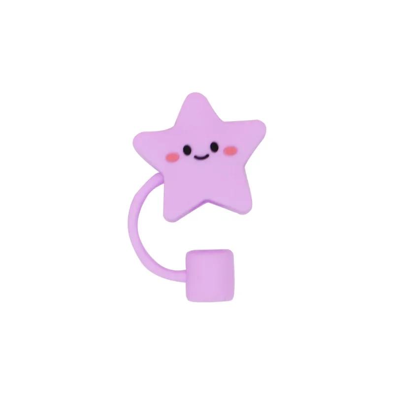 1PC Silicone Straw Plug for Water Glass Bottle Flower Shape Drinking Dust Cap Straw Tips Cover Cup Accessories for 6-8mm Straws