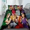 2026 Hot Sale Japanese Anime Dragon Ball Son Goku Bedding Set Quilt Cover Twin Full Bedroom Bed Decor for Teens Best Gifts
