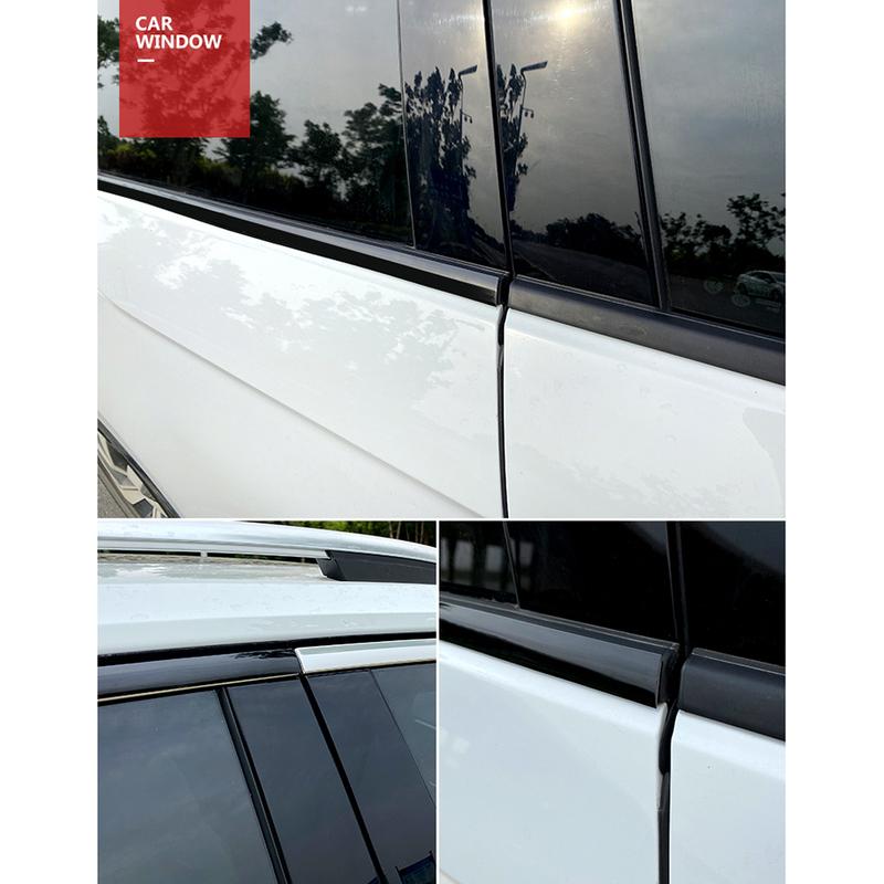 Strip 20mm 5Meters Black Moulding Trim Styling Decoration Side Gille Car Door Protection Bumper Protector Truck SUV 16ft