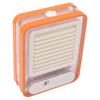 Table Air Cooler Usb Charging Orange Portable Mini Desktop Humidifier Fan Low Noise with Colored Night Light