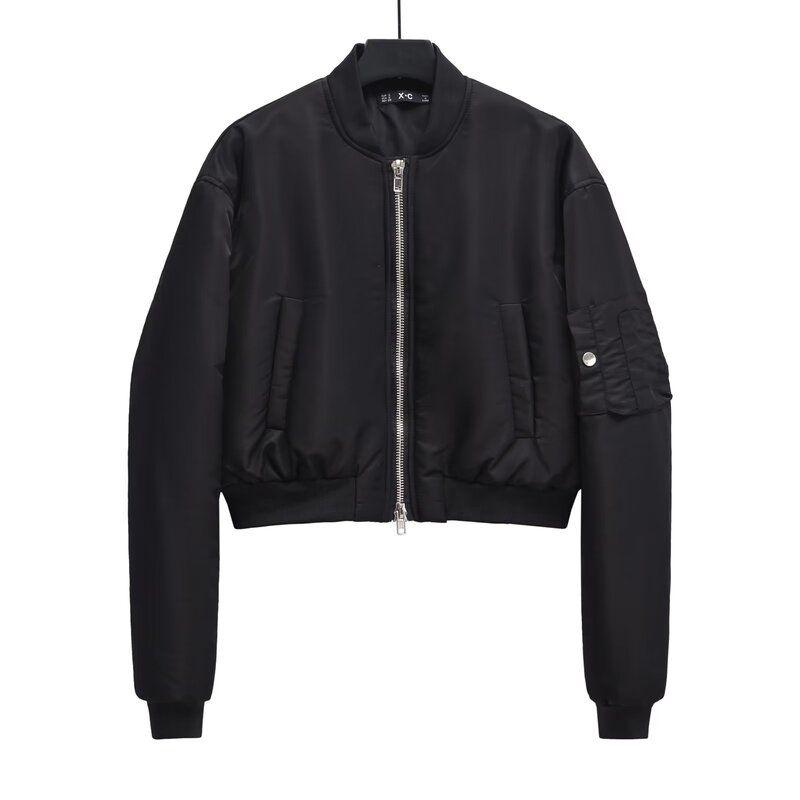 Fashion Style 2023 Autumn New Women's All-Matching Short Nylon Pilot Jacket Outwear 3427767 800