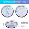 Reusable replacement lid 2-pack Yeti tumbler similar diameter 3.2 inches spill-resistant 20 10 ounces AICMEI Lid-20OZ