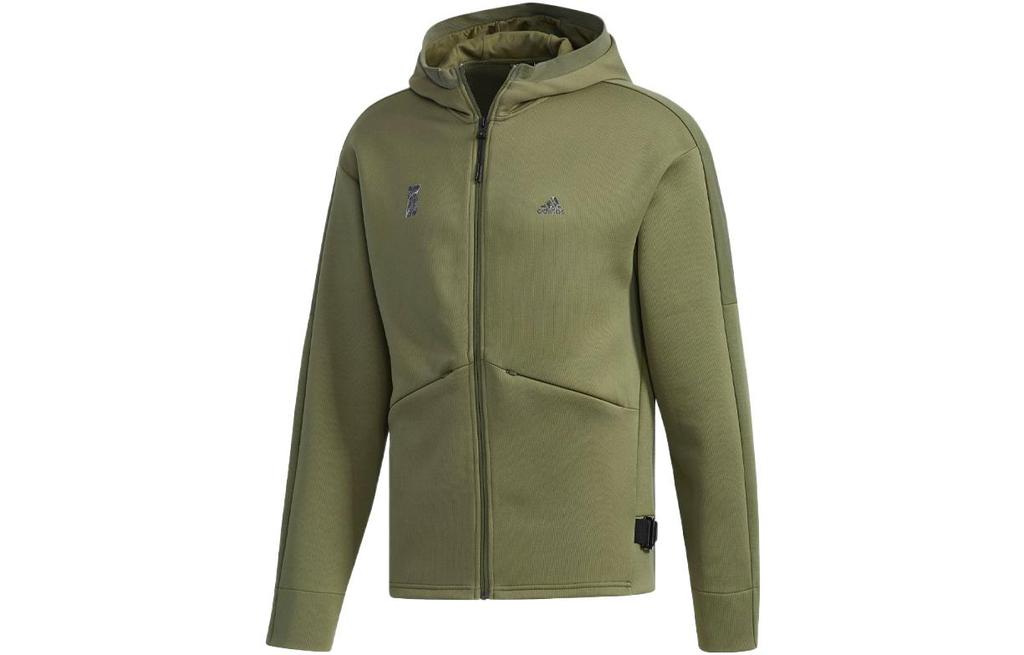 Adidas Wuji Series Jackets Men's Army Green Hooded Moderate Other DM5237