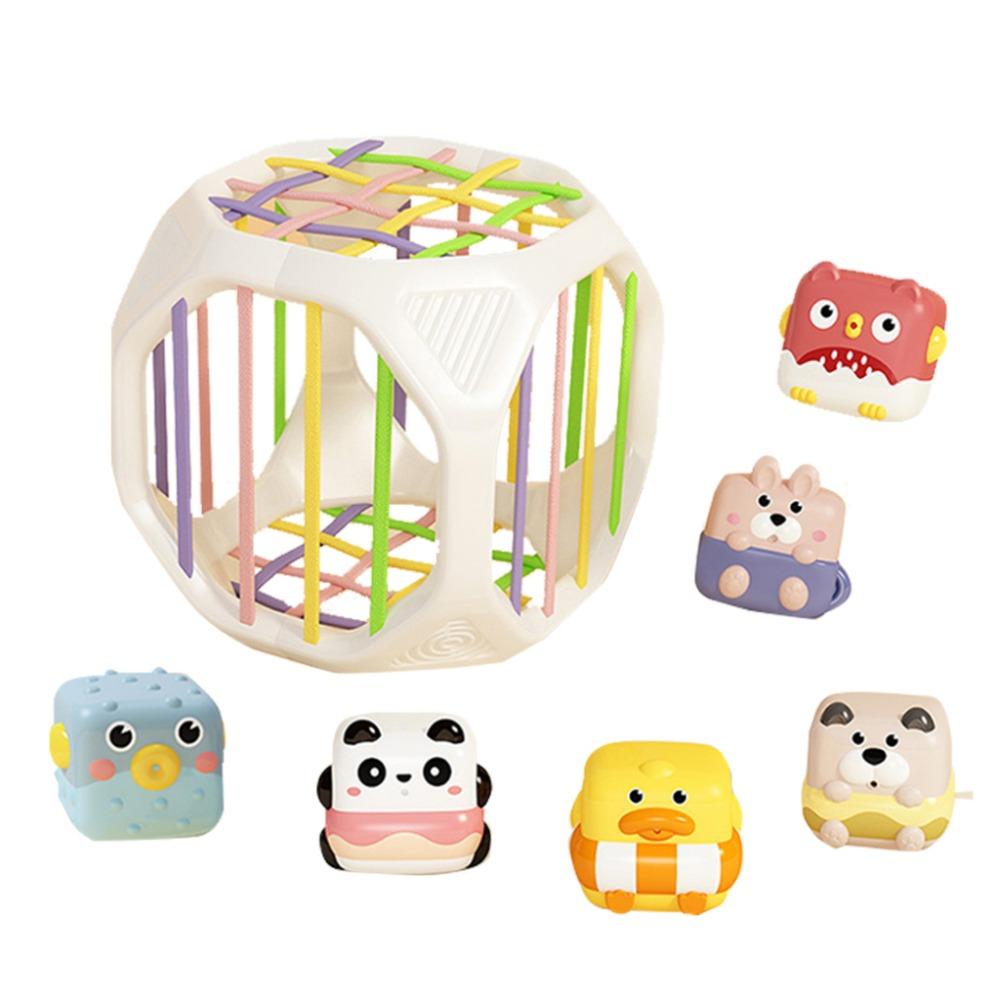 

Shape & Sense Montessori Toys Infant Learning Sensory Development Toys 0-12 Months Cute Animal