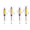 6mm/6.35mm Shank Milling Cutter Double Bearing with Top and Bottom Bearing Trimming Cutter Flush Trim Bit Woodworking Tools