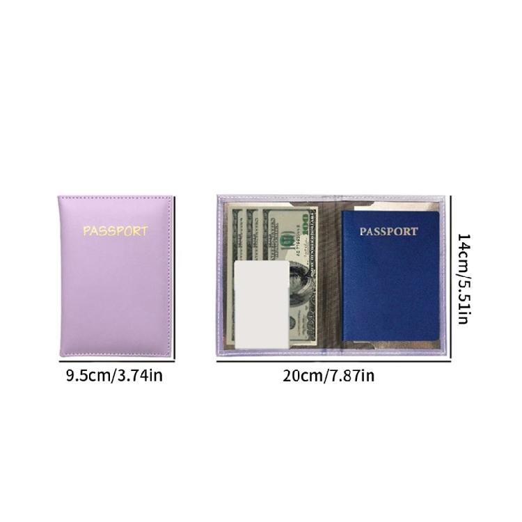 Travel Passport Cover Case Anti-scratch Document Organizer Cash Passport Holder