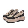 Internet Celebrity Board FootPairs for Lady SpringSeason BrandNew Retro Thick Sole Height-enhancing and Dissolving Lady FootPairs DailyWear and
