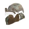 Maschera Airsoft con Occhiali Protezione Integrale Casco Protettivo per Paintball Festa Cosplay