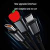 100W Triple-Device Fast Charging Cable for Apple, Huawei, and Android - Universal Car Charger