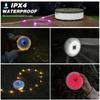 2 In 1 LED Reel String Light Outdoor Rechargeable Camping String Light Recyclable Tape Light Tent Garden Holiday Decoration Lamp