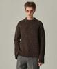 BEYOND CLOSET [Collection Line] Dust Pop Vintage Knit Brown