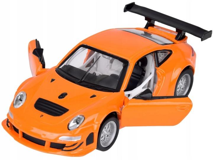 Auto Metalowe Model Porshe 911 Gt3 Rsr 1:32 Światło Dźwięk Kolekcja Za5054