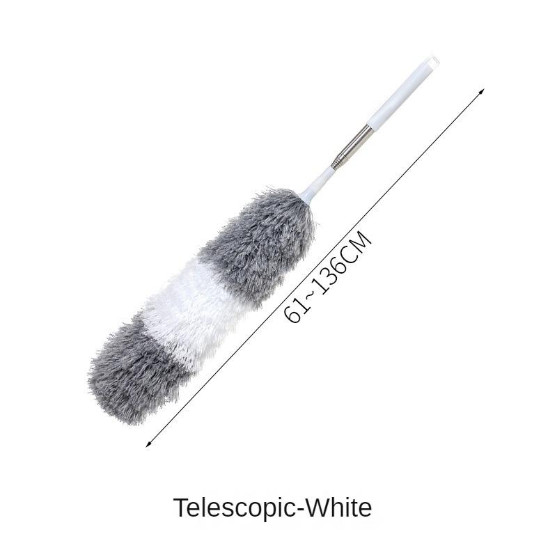 3123 Удаление пыли и подметание пепла Бытовая электростатическая выдвижная чистка пыли Чистка дна кровати белый